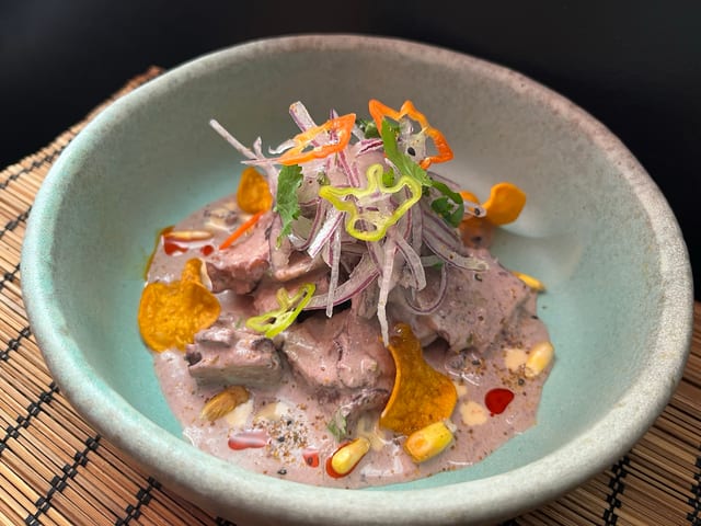 Ceviche de Pulpo.