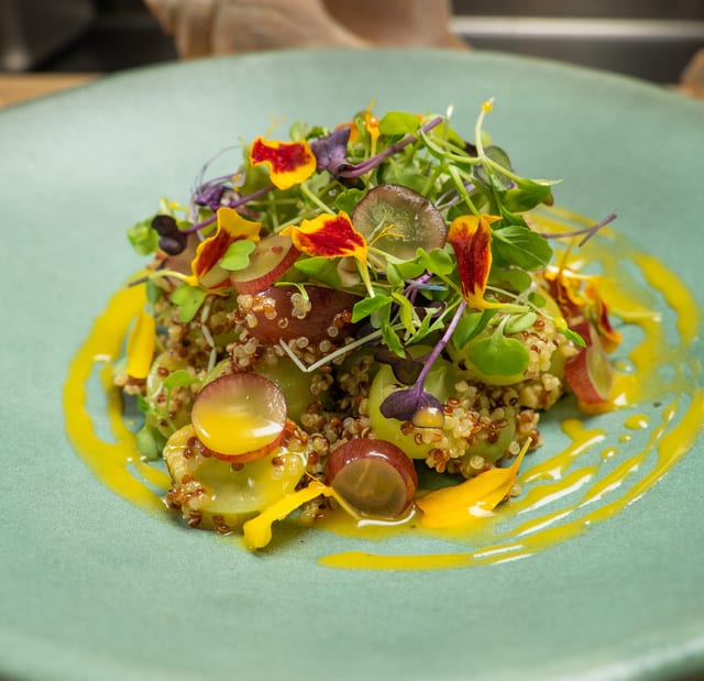 Quinoa Grape Salad.